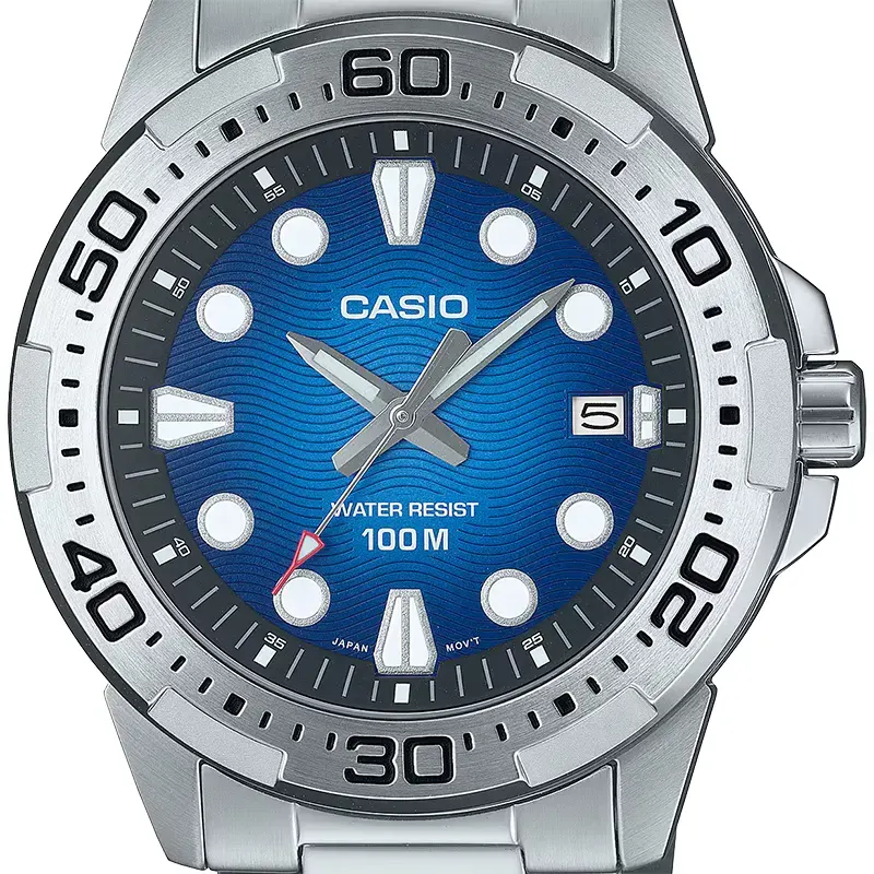 Casio Enticer Japan Quartz Sports Blue Dial Men's Watch- MTD-140D-2AV